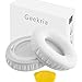 Geekria QuickFit Replacement Ear Pads for Beats Solo HD On-Ear Headphones, Ear Cushions, Repair Parts (White)