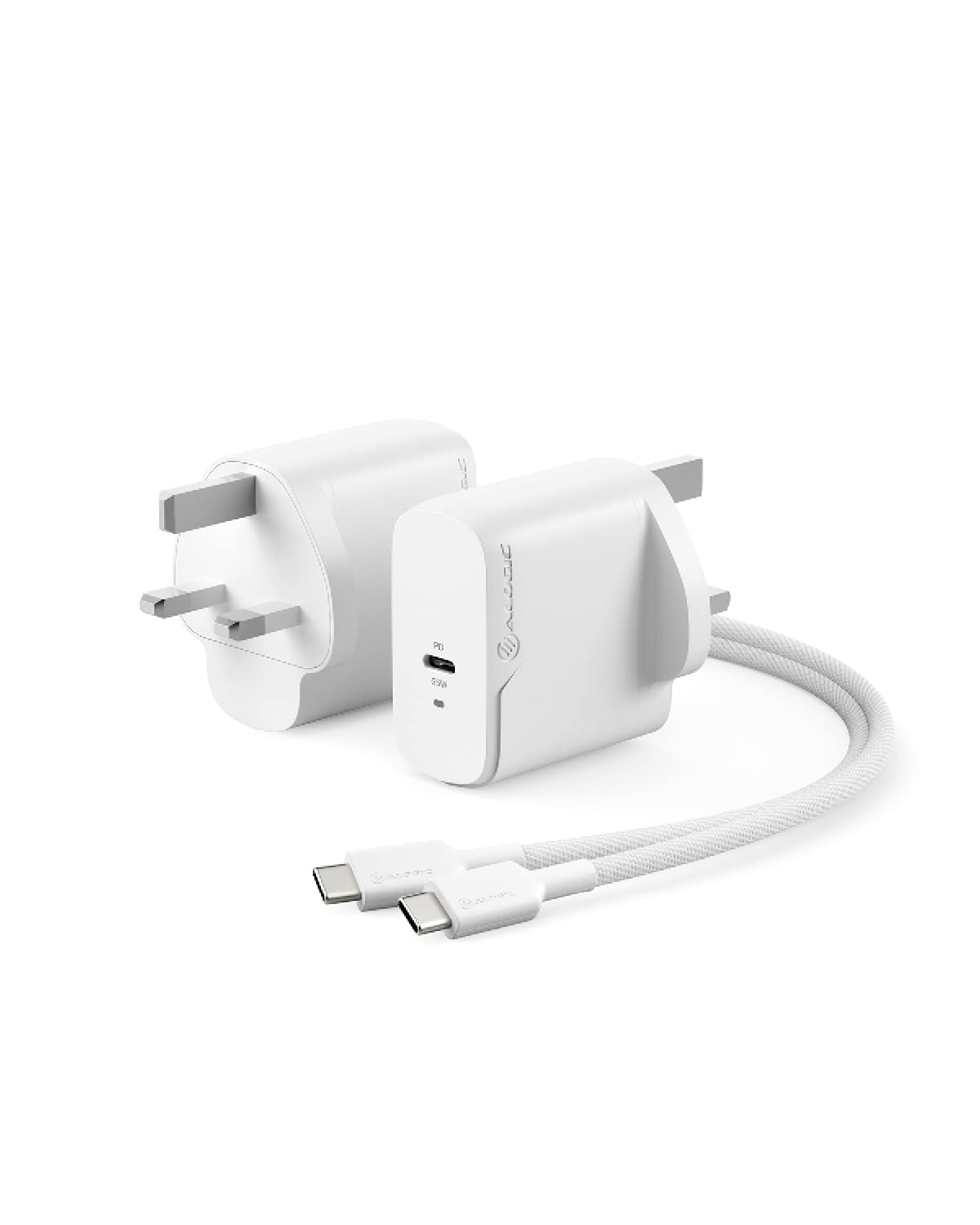 ALOGIC 65W USB-C Wall Charger with GaN Fast Technology, PD Power Delivery 3.0 Charger for Fast Charging Compatible for MacBook Pro/Air, iPad, iPhone, Pixel, Android and More.