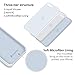 SURPHY Silicone Case Compatible with iPhone 8 Plus Case iPhone 7 Plus Case, Soft Liquid Silicone Rubber Slim Phone Case Cover with Microfiber Lining for iPhone 7 Plus iPhone 8 Plus 5.5 inch (Sky Blue)