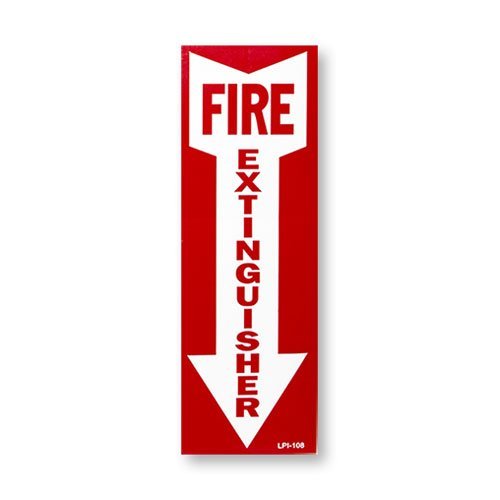 (Lot of 1) 5 Lb. Victory Type ABC Dry Chemical Fire Extinguisher with Wall Hook, Sign and Inspection Tag