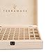 Essential Oil Case/Box by Terramore. Large 68 Bottle Storage Organizer. Natural Pine Wood. Holds 56ea 5-15ml Bottles And 12ea Roll-On Bottles.