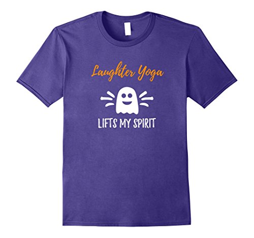 Mens Laughter Yoga Lifts My Spirit T-Shirt Funny Halloween Gift Large Purple Mens Laughter Yoga Lifts My Spirit T-Shirt Funny Halloween Gift Large Purple