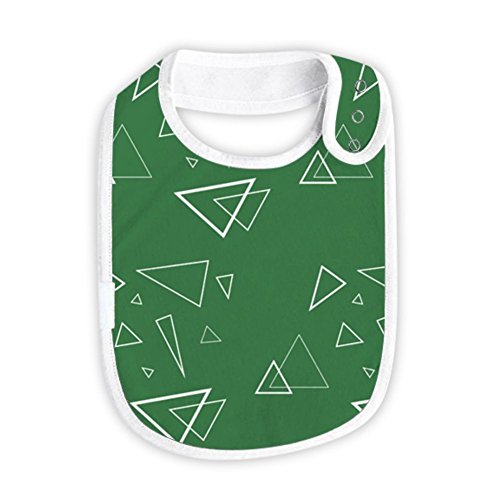 Baby Bibs Large Toddler Cotton Absorbent Snap Button Reflux Drool Teething Feeding Bib