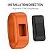 ANCOOL Compatible with Vivofit JR Bands, Soft Kids Wristbands Replacement for Vivofit JR/Vivofit JR2/Vivofit 3 Tracker (Orange, Small)