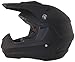Core Helmets MX-1 Off-Road Helmet (Flat Black, Large)