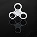 NEWBEA Hand Spinner Tri-Spinner Fidget Spinner Toy Stress Reducer (Three wings Black and red)