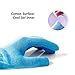 Pinkiou Gel SPA Moisturizing Gloves Soft Cotton with Thermoplastic Repair Cracked Cuticles Dry Skin Treatment Hydrating Gel Lining Infused with Essential Oils Vitamins Large Size(gloves, blue)
