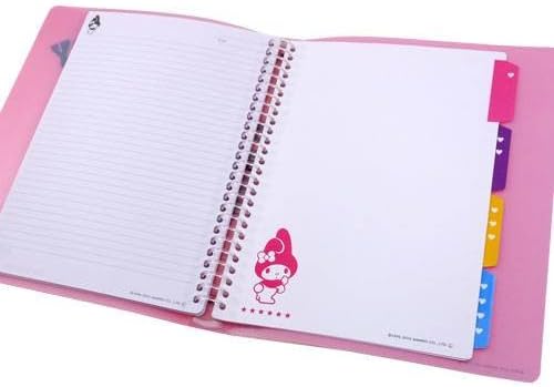 Amazon マイメロディ ピンク インデックス付きb5ルーズリーフバインダーサンリオキャラクター バインダー 文房具 オフィス用品