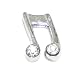 Jewelry Monster "Crystal Musical Note" for Floating Charm Lockets 0073
