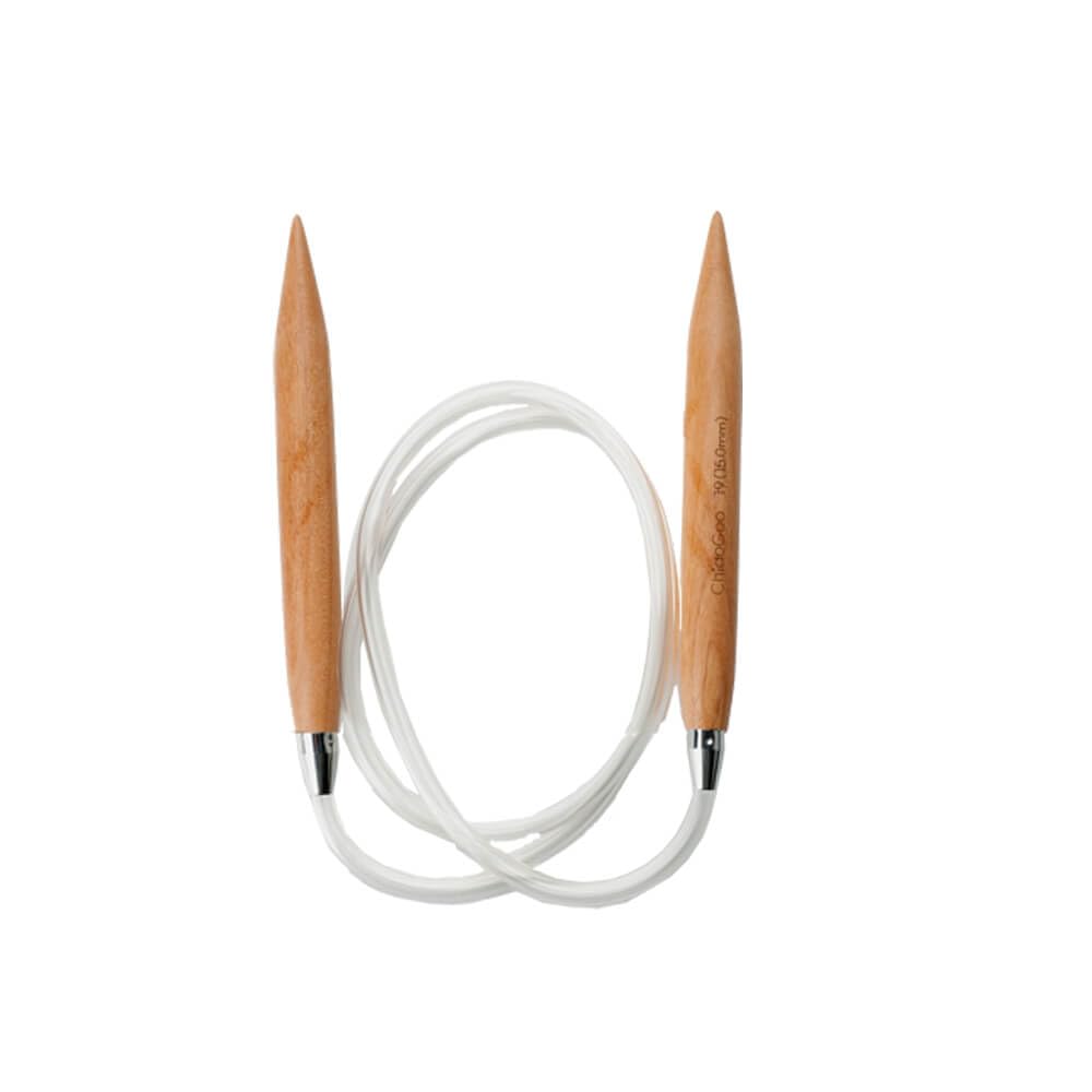 ChiaoGoo Circular Needle Wood 100cm 19.00mm Patina - 1pc