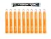 Cyalume ChemLight Military Grade Chemical Light Sticks - 5 Minute Duration Light Sticks Provide Intense Light, Ideal as Emergency or Safety Lights and Much More, Standard Issue for U.S. Military Personnel - Orange, 6" Long (Pack of 10) primary