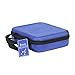 Mowind 17 Key Kalimba Case Thumb Piano Bag Shockproof Waterproof with Gloves Finger Stall Cleaning Cloth Blue