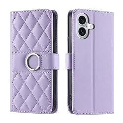 Lucyliy Compatible with Apple iPhone 16 Case Flip