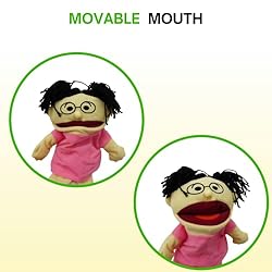 8 Hand Puppets for Kids, Multicultural Puppets with
