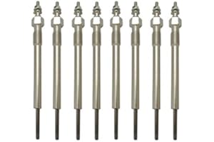 XSPANDER 8pcs Diesel Glow Plug for Chevy GMC 6.6L Duramax LB7 & Early Build LLY (2001 2002 2003 2004 2005) Replaces 97226202, 800381113, 97364968, 97326305, DRX0058