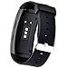 X4-TECH Band for Gear Fit2 Watch Soft Silicone Replacement Elastomer Band Plastic Wristband for Samsung Galaxy Gear Fit 2 SM-R360 Smart Watch (Black)