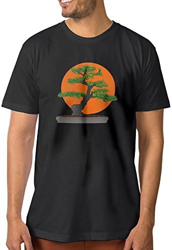 Fashion Men's Bonsai Scene Tshirts