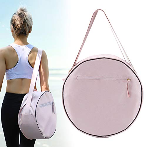 Almabner-Yoga-Bag-Towel-Sports-Mat-Yoga-Bag-Durable-Circle-Wheel-Single-Shoulder-Zipper-Closure