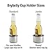 Jumbo, Single, Stainless Steel Drop-in Cup Holder by Brybelly