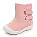 Infant Baby Boy Girl Snow Boots Rubber Sole Anti-Slip Warm Winter Prewalker Waterproof Toddler Shoes