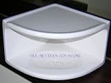 SOAP DISH #3333 6 X 6 DUAL SHELF CORNER for SOAP/SHAMPOO