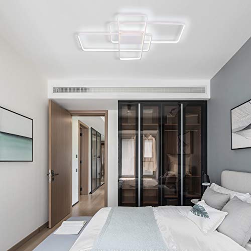 Chying Modern Ceiling Light White Flush Mount Led Rectangle Light