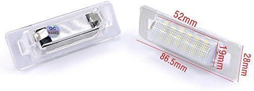 Eonstime LED Number License Plate Lamps OBC Error Free 18 LED for Mercedes Benz W210 W202