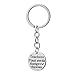 Best Teacher Gift It Takes a Big Heart to Help Shape Little Minds Charm Love Heart Pendant Key Chain (E)