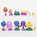 Nickelodeon Bubble Guppies Deluxe Figure Set of 10 Cake Toppers Cupcake Toppers Party Decorations