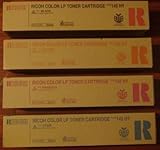 Genuine Ricoh CL4000DN SPC411DN Type 145 High Yield Toner Bundle Set 888308, 888309, 888310, 888311 BCYM Sealed In Retail Packagin