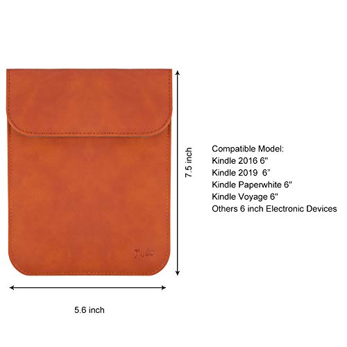 Jingdu 6 Inch Kindle Sleeve Case Fits for All-New Kindle Paperwhite 2018/Kindle 10th Generation 2019, Protective Insert Cover Bag for Kindle Voyage/Kindle (8th Gen) 6" E-Reader - Thumbnail 4