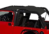 ALIEN SUNSHADE Jeep Wrangler Mesh Shade Top Cover with 10 Year Warranty Provides UV Protection for Your LJ Unlimited (2003-2006)