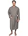 TowelSelections Men’s Robe, Kimono Waffle Spa Bathrobe Medium/Large Wild Dove