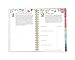 Blue Sky Day Designer for 2018-2019 Academic Year Weekly & Monthly Planner, Flexible Cover, Twin-Wire Binding, 5' x 8', Peyton White Design