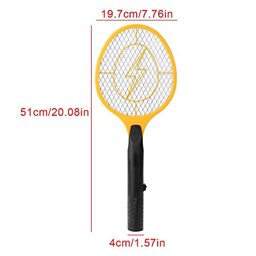 MEIREN Electric Fly Swatter, Handheld Bug Zapper Racket for Camping Indoor and Outdoor