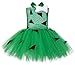 Tutu Dreams Toddler Halloween Costume Green Tutu Dress for Girls Kids Halloween Biorthday Party Dress Up Outfit (Green, Small(1-2 years))