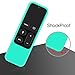 Fintie Protective Case for Apple TV 4K 5th, 4th Gen Remote - Casebot (Honey Comb Series) Lightweight (Anti Slip) Shock Proof Silicone Cover for Apple TV Siri Remote Controller, Mint Green
