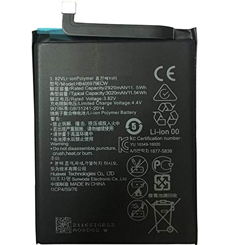 Replacement Battery Compatible for Nova HB405979ECW 2920mAh + Free Tools - Thumbnail 2