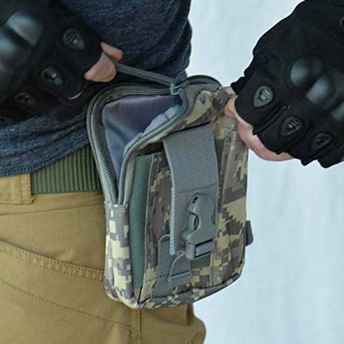 Military Tactical [MESH] Hat Bundle: 20-in-1 Tool, Operator Cap Embroidered Morale Patches (Velcro) Pouch Airsoft/Paintball - [U.S. Army - ACU Digital Camo] - Thumbnail 5