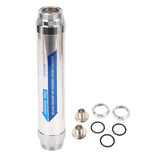 Julihai Addolcitore Acqua Senza Sale, Anticalcare Magnetico in Acciaio Inossidabile per Tubi e Riscaldatori, Prevenzione del Calcare da 32 a 212 Fahrenheit (3/4 pollici (DN20))