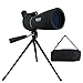 ZENQAI 20-60x60AE Waterproof Angled Spotting Scope with Tripod for Observing Hunting Outdoor Sports