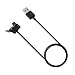 E ECSEM Charging Cable Compatible with Garmin Approach X40/ Vivosmart HR/Vivosmart HR Plus GPS Golf Band, 2pcs