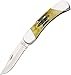 Bear & Son 505 Genuine India Stag Bone Midsize Lockback Knife, 3 3/4-Inch