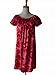 Maxfeel 100% Pure Mulberry Silk Nightgown Classic Nightwear Sleepwear