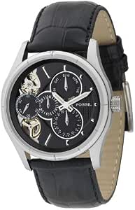 Fossil Men's ME1038 Black Leather Strap 