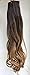 Wavy Clip in Hair Extensions 20 Inches 7PCS Full Head Brown Blonde Ombre Hairpieces for Women Girls Gift (Wavy, 20 inch, Dark brown to Honey blonde)