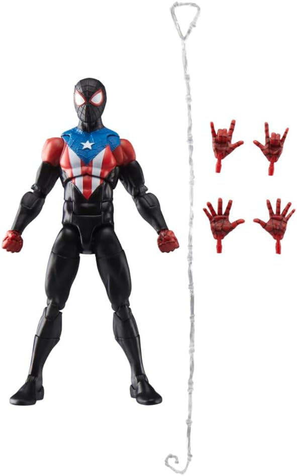 Marvel Legends Series Gamerverse Miles Morales Boricua Suit Action Figure