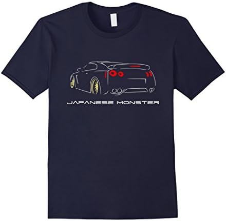 Mens Japanese Import Street Racing Motorsports T-Shirt Medium Navy