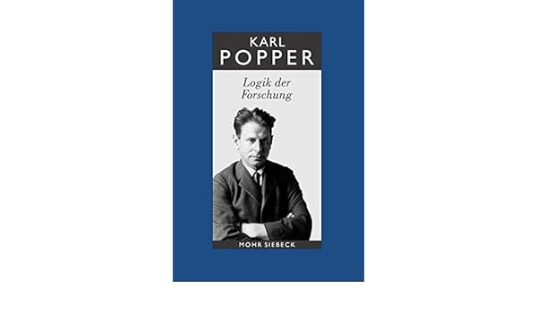 Karl R Popper Gesammelte Werke Logik Der Forschung German - 