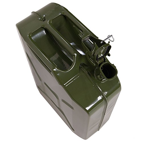 Emergency Oil Gas Can 5 Gel 20L Portable Gas Oil Water Bucket Petrol Diesel Storage Can Tanks with Spout Army Green